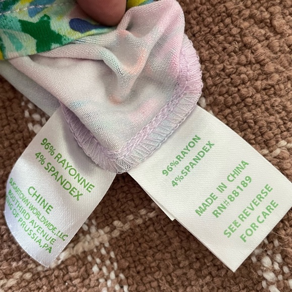 Loved, EUC Lilly Pulitzer Women’s off-shoulder Mermaid Print Romper Sz XXS SS19 - Picture 9 of 12